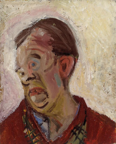 Bonhams : Hassel Smith (American, 1915-2007) Self Portrait, 1948 20 x ...