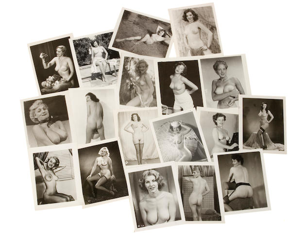 Bonhams : A massive collection of vintage black and white photographs of  nude models, 1940s-1950s