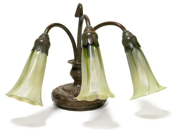 bronze lily kitchen light