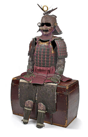 Bonhams : An impressive armor with a Saika helmet Edo period, 17th ...