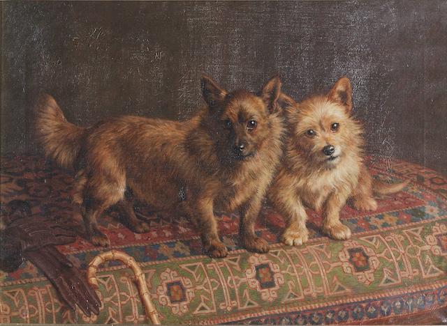 Bonhams : Frank Paton (British, 1856-1909) Good companions 22 x 30 in ...