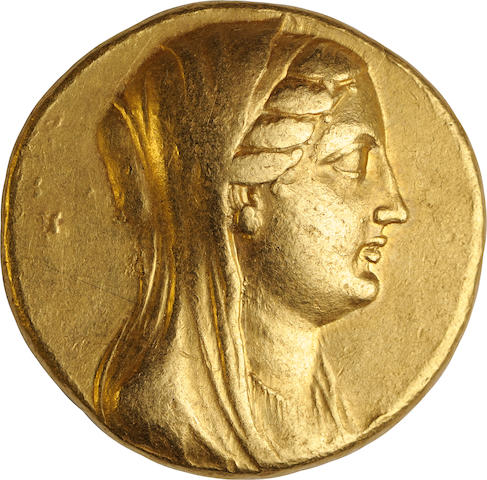 Bonhams : Ptolemaic Kings of Egypt, Berenike II, Wife of Ptolemy III ...