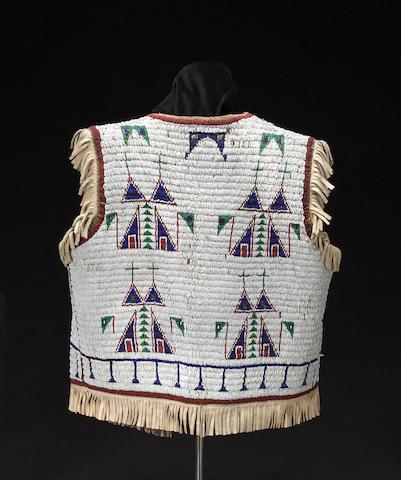 Bonhams : A Sioux beaded vest