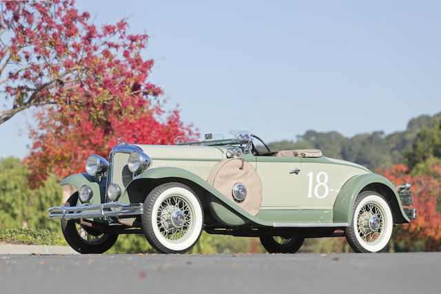 Bonhams From The Martin Swig Collection 1931 Chrysler Cm 6 Sport Roadster Chassis No 6 532 542 Engine No Cm