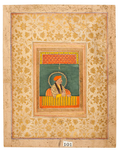 Bonhams : A jharoka portrait of Mughal Emperor Jahangir Possibly by a ...