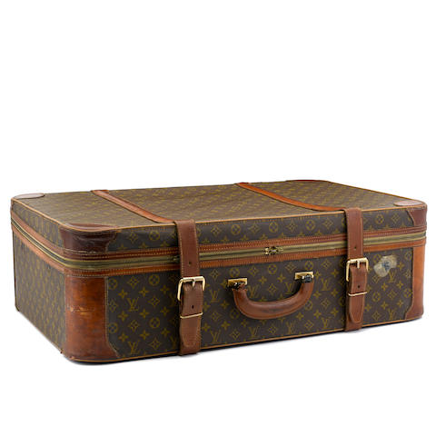 Bonhams : A Louis Vuitton monogram soft sided Stratos suitcase