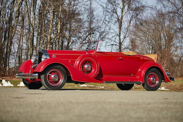 Bonhams : 1934 Packard Eight 1101 Coupe Roadster Chassis no. 71919 ...