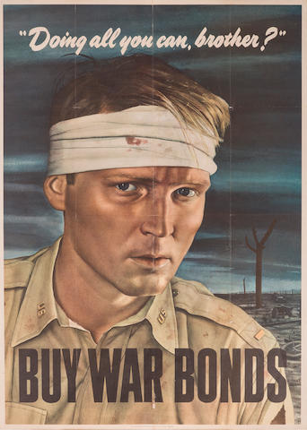 Bonhams : Six US War Bond Posters, 1943-1944 Various sizes 6