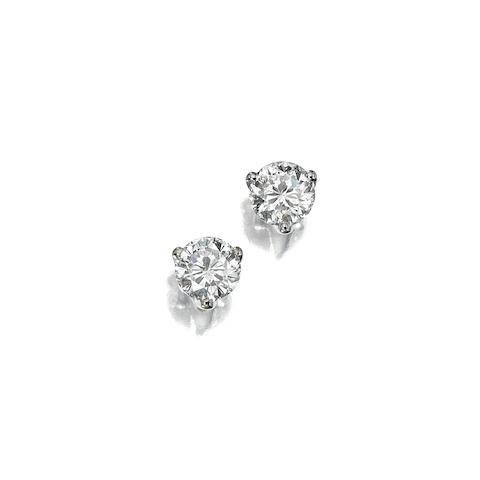 Bonhams : A pair of 'Cento' diamond ear studs, Roberto Coin