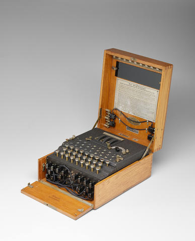 Bonhams Enigma Machine A Rare 3 Rotor German Enigma I Enciphering Machine Aka Heeres Enigma Made By Heimsoeth Und Rinke Berlin 1935