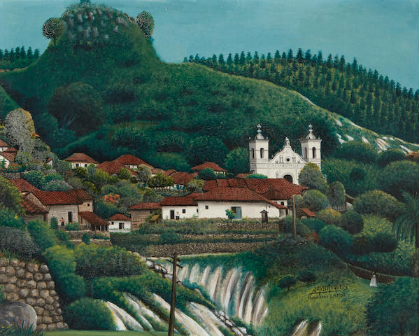 Jose Antonio Velasquez, San Antonio Oriente, Honduras c.a., Oil Painting