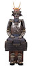 Thumbnail of A RUSSET-IRON ARMOR WITH AN UCHIDASHI CUIRASS Helmet by Nagamitsu, 18th century image 1