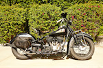 Thumbnail of The ex-Steve McQueen,1936 Indian Chief Engine no. CDG9511 image 1