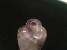 Thumbnail of An amethyst 'landscape' snuff bottle  Rustic Crystal Master School, 1750-1860 image 3