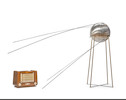 Thumbnail of FULL SCALE VINTAGE SPUTNIK-1 EMC/EMI LAB MODEL image 2