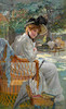 Thumbnail of Isaac Snowman (British, 1874-1947) Footsteps  44 1/2 x 28in (113 x 71cm) image 1