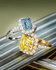 Thumbnail of A rare and impressive fancy colored diamond and diamond ring, Van Cleef & Arpels image 3