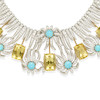 Thumbnail of SCHLUMBERGER FOR TIFFANY & CO. A PLATINUM, 18K GOLD, YELLOW BERYL, TURQUOISE AND DIAMOND 'HEDGES AND ROWS' NECKLACE image 6