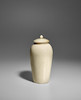 Thumbnail of A GLAZED WHITE STONEWARE JAR AND COVER Sui dynasty image 3