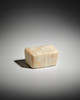 Thumbnail of A RARE STRIATED WHITE MARBLE PILLOW Tang dynasty image 1