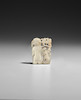 Thumbnail of A WHITE JADE OPENWORK 'BOY' PENDANT Song dynasty image 3