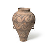 Thumbnail of A LARGE AND RARE BLACK-PAINTED POTTERY JAR Qinghai/Gansu region, circa 1000 B.C. image 3