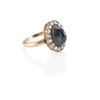 Thumbnail of A GOLD, SILVER-TOPPED GOLD, SAPPHIRE AND DIAMOND RING image 3