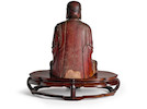 Thumbnail of A CARVED AND LACQUERED WOOD SEATED FIGURE OF BUDDHA 17th century (2) image 2