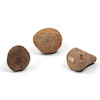 Thumbnail of Three Polynesian stone pounders  ht. 6, 4 1/2, and 4 in. image 2
