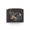 Thumbnail of A BLACK LACQUER THREE-CASE SAYA INRŌ Edo period (1615-1868), 19th century image 1