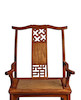 Thumbnail of A VERY RARE HUANGHUALI 'WANNIAN TAIPING' YOKEBACK ARMCHAIR, GUANMAOYI  Ming dynasty, 16th/17th century image 7