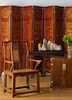 Thumbnail of A VERY RARE HUANGHUALI 'WANNIAN TAIPING' YOKEBACK ARMCHAIR, GUANMAOYI  Ming dynasty, 16th/17th century image 17