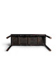 Thumbnail of A RARE ZITAN CORNER-LEG TABLE, TIAOZHUO  Qing dynasty, 18th century image 4
