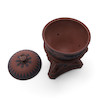 Thumbnail of Wedgwood Egyptian Rosso Antico Vase and Cover, England, early 19th century, image 2