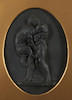 Thumbnail of Wedgwood Black Basalt Plaque of Hercules Strangling the Nemean Lion, England, 19th century, image 2