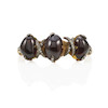 Thumbnail of A GOLD, SILVER-TOPPED GOLD, GARNET AND DIAMOND BRACELET image 1