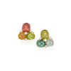 Thumbnail of A PAIR OF GOLD, GEM-SET AND DIAMOND EARRINGS image 1