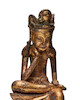 Thumbnail of A GILT-BRONZE FIGURE OF MIRUK BOSAL (MAITREYA) IN MEDITATION Unified Silla period (668-935), 7th century image 6