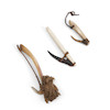 Thumbnail of Three Oceanic fish hooks lg. 4 1/8, 3 3/4, and 2 1/2 in. image 5