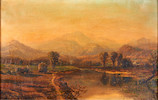 Thumbnail of Edmund Darch Lewis (American, 1835-1910) View of Intervale, North Conway 16 x 23 1/2 in. framed 26 1/2 x 35 1/2 x 4 1/4 in. image 1