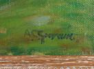 Thumbnail of Arthur Clifton Goodwin (American, 1866-1929) Landscape with Stream 25 x 30 1/4 in. framed 31 1/2 x 36 1/4 x 1 3/4 in. image 3