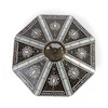 Thumbnail of Tiffany Studios Empire Jewel Table Lamp, New York, New York, 1910-1913, leaded glass and patinated bronze, shade with stamped mark Tiffany Stvdios N.Y. 1958, dia. 23 1/4, with an Old English base, four-socket cluster, Perkins paddle switches, stamped mark Tiffany Studios New York 557, total ht. 25 3/4 in.Literature Alistair Duncan, Tiffany Lamps and Metalwork, (new edition), shade, plate 833, p. 214, base, plate 834, p. 215. image 4
