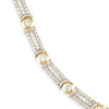 Thumbnail of A 14K BI-COLOR GOLD AND DIAMOND BRACELET image 2