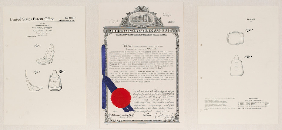 Bonhams : US Patent Certificate 219 813