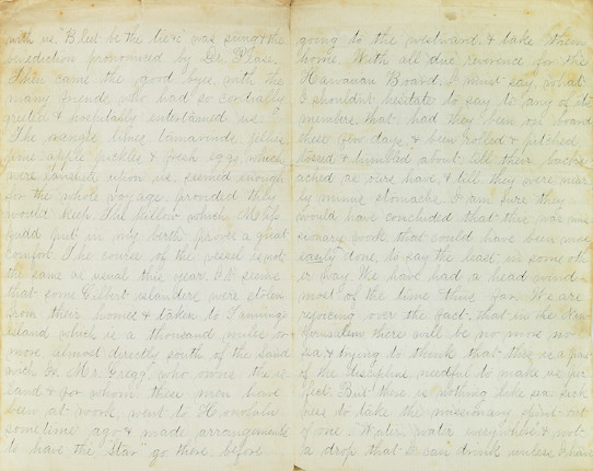 Bonhams Missionary Letter 