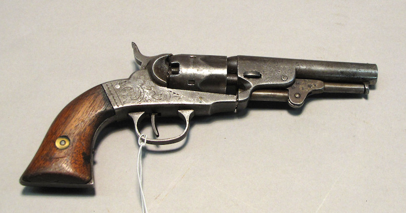 Bonhams : A Bacon Arms Co. percussion pocket revolver