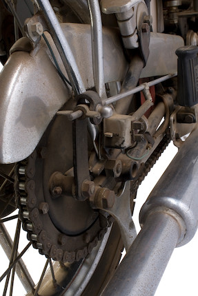 Two owners from new, documented by factory records as 1 of 12 built with original black frame with Chinese Red tinwork,1952 Vincent 998cc Series C Rapide Frame no. C10241C Engine no. F10AB/1/8341 image 6