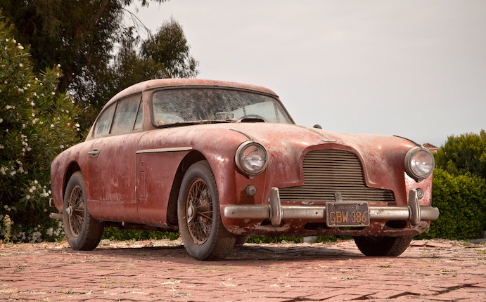 In the present ownership since 1961, stored since the mid-1970s, recently discovered,1957 Aston Martin DB2/4 MkII  Chassis no. AM3001268 Engine no. VB6J895 image 1