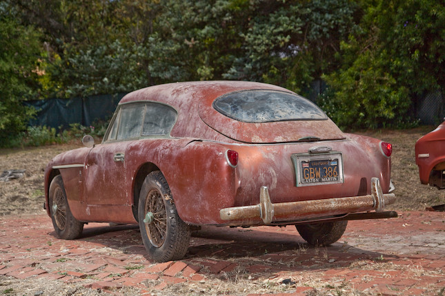 In the present ownership since 1961, stored since the mid-1970s, recently discovered,1957 Aston Martin DB2/4 MkII  Chassis no. AM3001268 Engine no. VB6J895 image 2