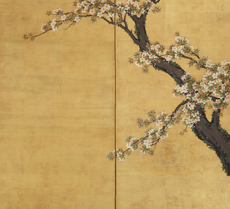 Bonhams : Anonymous (19th century) Cherry tree